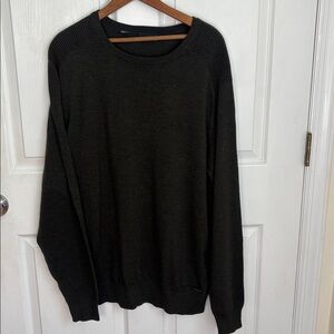 Rodd & Gunn Crewneck Sweater 100% Extra Fine Merino Wool Dark Green size 2XL